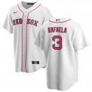 Mens Boston Red Sox #3 Ceddanne Rafaela White Alternate with Name Limted Jersey
