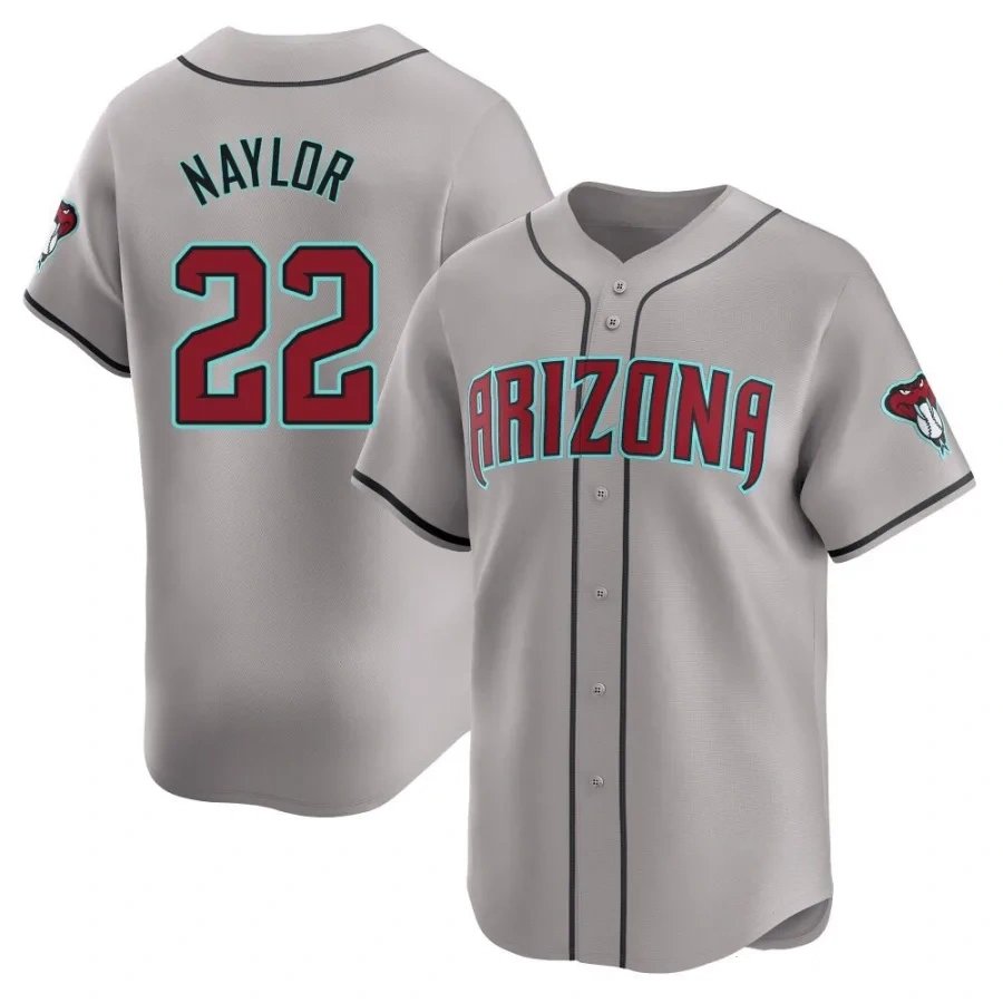 Mens Arizona Diamondbacks #22 Josh Naylor Gray Alternate Limited Jersey