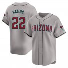 Mens Arizona Diamondbacks #22 Josh Naylor Gray Alternate Limited Jersey
