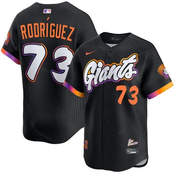 San Francisco Giants #73 Randy Rodriguez Anthracite 2025 City Connect 2.0 Limited Player Jersey