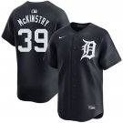 Men's Detroit Tigers #39 Zach McKinstry Nike Navy White Alternate Limited Player Jersey