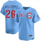 Mens Chicago Cubs #26 Billy Williams Light Blue Alternate Limited Jersey