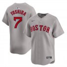 Men's Boston Red Sox #7 Masataka Yoshida Away Gray 2024 Cool Baseball Jersey