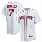 Boston Red Sox #7 Masataka Yoshida White Cool Baseball Jersey