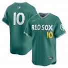 Boston Red Sox #10 Trevor Story Green 2025 City Connect 2.0 Limited Jersey