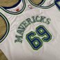 Dallas Mavericks #69 Dennis Rodman Mitchell & Ness Jersey White