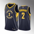 Men's Indiana Pacers #2 Andrew Nembhard Navy Icon Edition Stitched Basketball Jersey