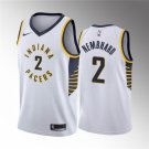 Men's Indiana Pacers #2 Andrew Nembhard White Stitched Basketball Jersey