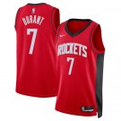 Men's Houston Rockets #7 Kevin Durant Red 2025 City Edition Stitched Jersey