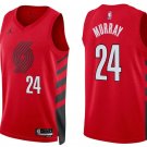 Mens Portland Trail Blazers #24 Kris Murray Red Statement Edition Player Jersey