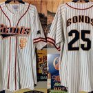 Men's San Francisco Giants #25 Barry Bonds White Limited Stitched Baseball Jersey