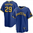 Seattle Mariners #29 Cal Raleigh Blue City Limited Baseball Jersey