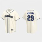 Men's Seattle Mariners #29 Cal Raleigh Cream Alternate Cool Base Jersey