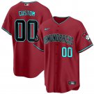 Arizona Diamondbacks Custom Name Red Baseball City Jersey