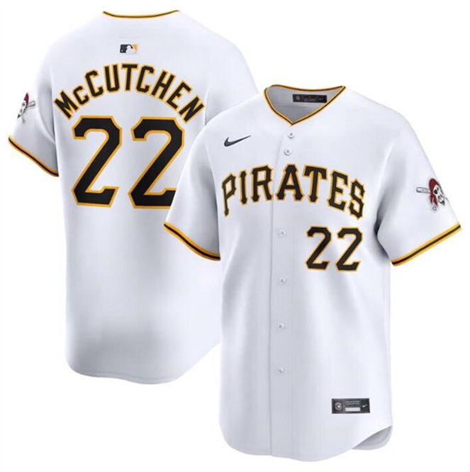Pirates #22 Andrew McCutchen 2024 Home Player Jersey white
