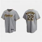 Pirates #22 Andrew McCutchen Cool Player Jersey Gray