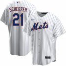 New York Mets #21 Max Scherzer Nike White Home Jersey
