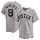 Men's Boston Red Sox #8 Carl Yastrzemski Gray Cooperstown Collection Jersey