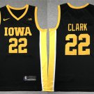 Men's Iowa Hawkeyes #22 Caitlin Clark Black Stitched Basketball Jersey