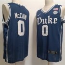 Men's Duke Blue Devils #0 Jared McCain Navy Stitched Basketball Jersey
