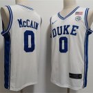 Mens Duke Blue Devils #0 Jared McCain White College Basketball Game Jersey
