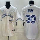 Toronto Blue Jays #30 Alejandro Kirk White Cool Base Jersey