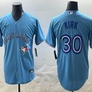 Toronto Blue Jays #30 Alejandro Kirk Light Blue Cool Base Stitched Jersey