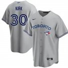 Toronto Blue Jays #30 Alejandro Kirk Gray Cool Base Stitched Jersey