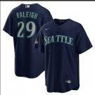 Seattle Mariners #29 Cal Raleigh Limited Stitched Jersey Navy