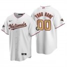 Any Size Washington Nationals Custom Baseball Jersey White New