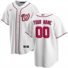 Washington Nationals Custom Name Baseball Jersey White