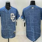 Men's Washington Nationals Blank Blue 2025 City Connect Limited Stitched Jersey