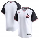Men's Washington Nationals Blank Nike Pullover Limited Team Jersey White