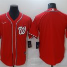 Any Size Washington Nationals blank cool Baseball Jersey RED