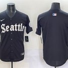 Men's Seattle Mariners Blank Black 'Deep Sea Gothic Edition' Vapor Jersey
