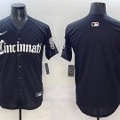 Men's Cincinnati Reds Blank Black 'Gothic Queen City Edition' Vapor Premier Jersey