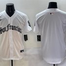 Men's San Francisco Giants Blank White 'Gothic Fog Edition' Vapor Premier Jersey