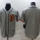 Mens Womens Youth Francisco Giants blank cool Baseball Jersey Grey
