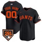 Men's San Francisco Giants ACTIVE PLAYER Custom Black Spring Training Vapor Jersey