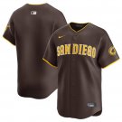 San Diego Padres Blank Brown Away Limited Stitched Baseball Jersey
