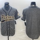 Men's San Diego Padres Blank Grey Gridiron Cool Base Stitched Baseball Jersey