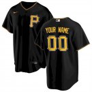 Any Size Pittsburgh Pirates Custom Baseball Jersey Black