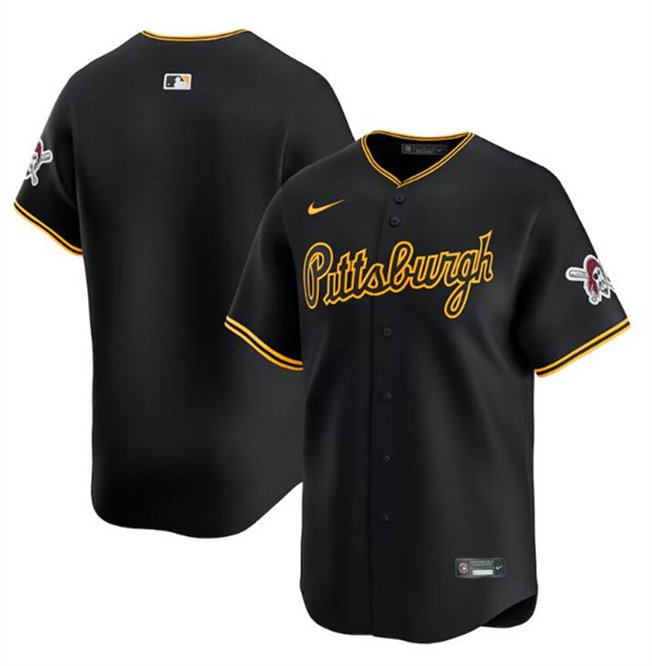 Any Size PIT Blank Black Stitched Cool Player Jersey