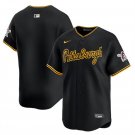 Any Size PIT Blank Black Stitched Cool Player Jersey
