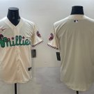 Philadelphia Phillies Blank Cream Phanatic Limited Stitched Jersey