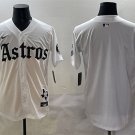Men's Houston Astros Blank White Gothic 'Houston Born Barrio Raised' Limited Jersey