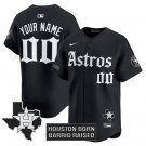 Men's Houston Astros ACTIVE PLAYER Custom Black 'Gothic Edition' Vapor Limited Stitched Jersey