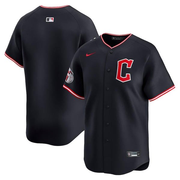 Mens CLE Blank 2025 Navy Alternate Limited Player Jersey