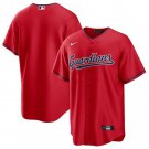 Cleveland Guardians Blank Red Alternate Limited Stitched Baseball Jersey