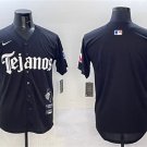 Men's Texas Rangers Blank Black Mexico 2025 Vapor Premier Limited Stitched Jersey